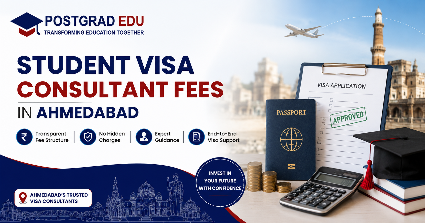 Student Visa Consultant Fees in Ahmedabad