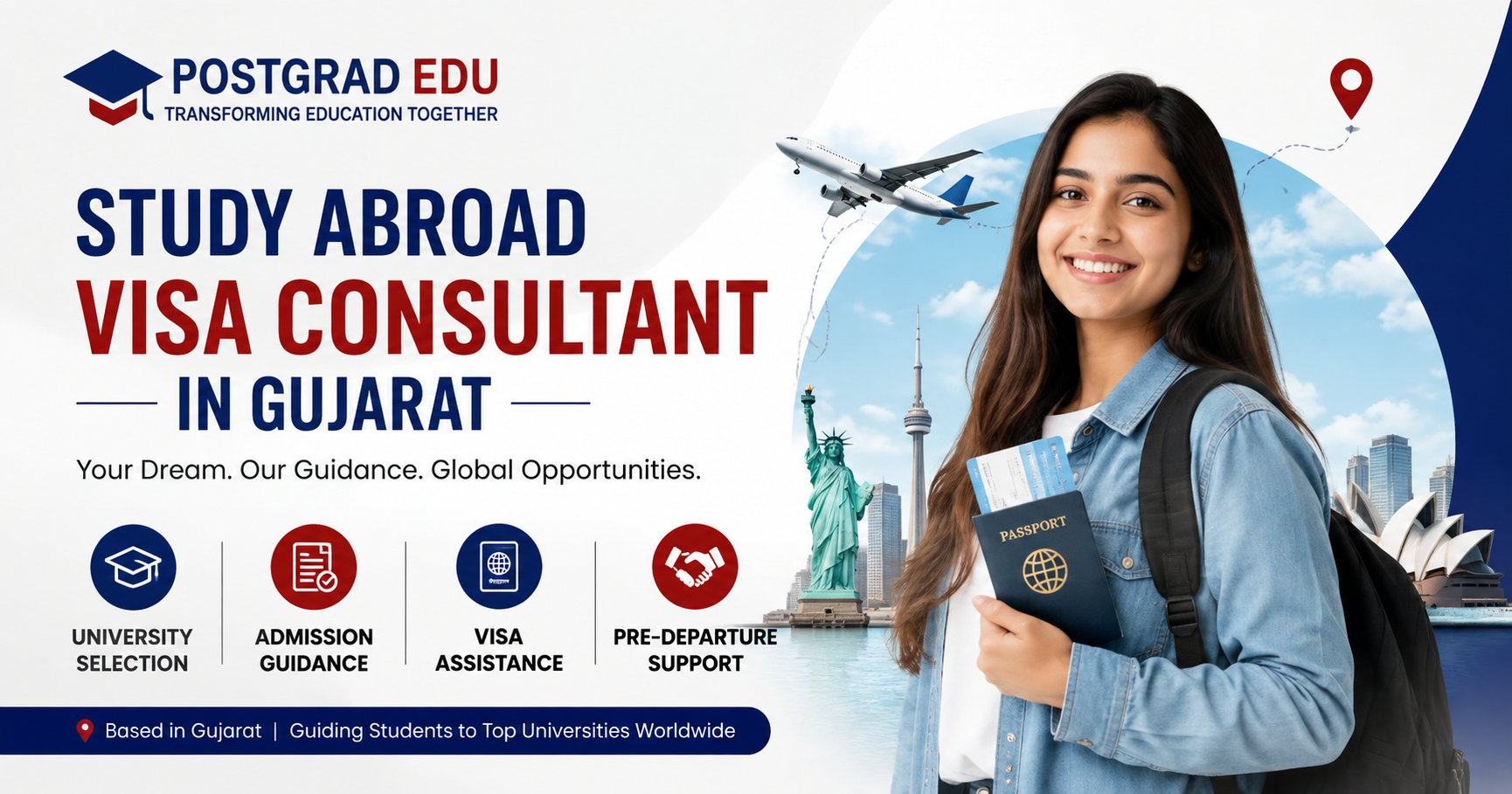 Study Abroad Visa Consultant In Gujarat